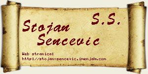 Stojan Šenčević vizit kartica
